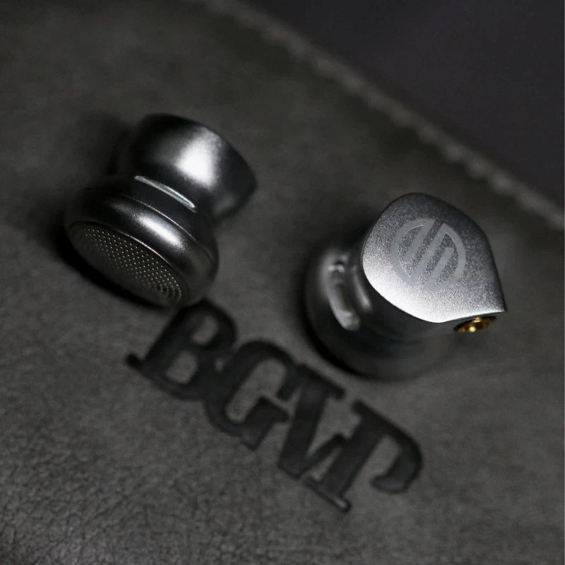 BGVP DX6 In-Ear Monitor MMCX Bass Metalen Oortelefoon Platte Kop Stekker Earbud