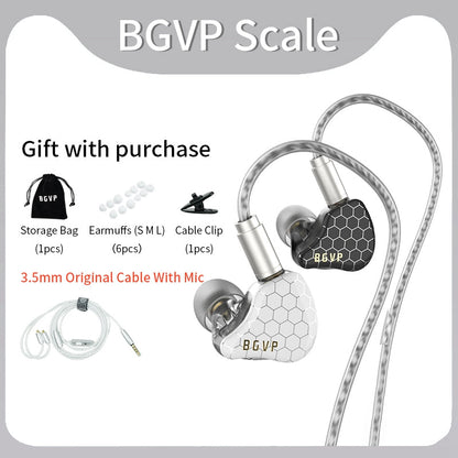 BGVP Scale Pro 1DD + 1BA Hybrid Driver In-Ear Monitors