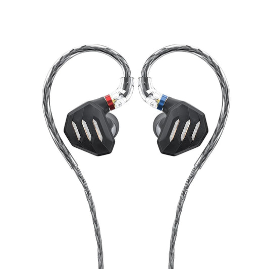 FiiO FH7S 1DD+4BA Hybrid IEMs In-Ear Monitors With 3.5mm & 4.4mm Plugs Expanded MMCX