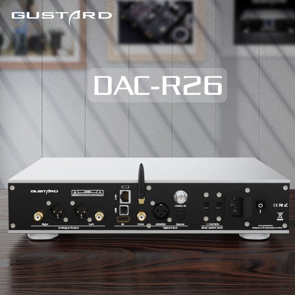 GUSTARD DAC-R26 Discrete R2R DAC With Streamer Renderer