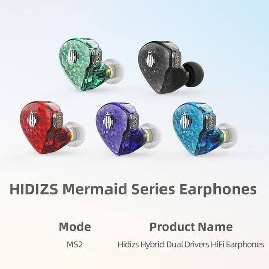 Hidizs MS2 Hybrid Dual Drivers(1 Knowles BA+1 DD)HiFi In-Ear Earphone