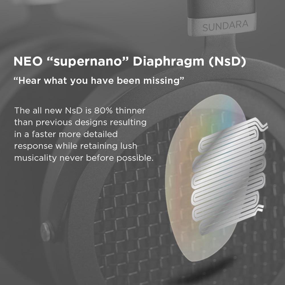 HIFIMAN SUNDARA Over-Ear Full-Size Planar Magnetic Headphones