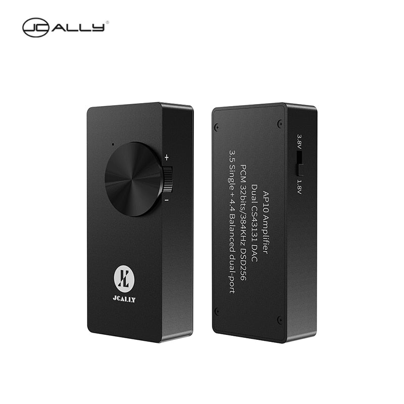 JCALLY AP10 Portable DAC Amplifier With Dual CS43131 DAC Chip Phones AMP Supports 3.5mm/4.4mm