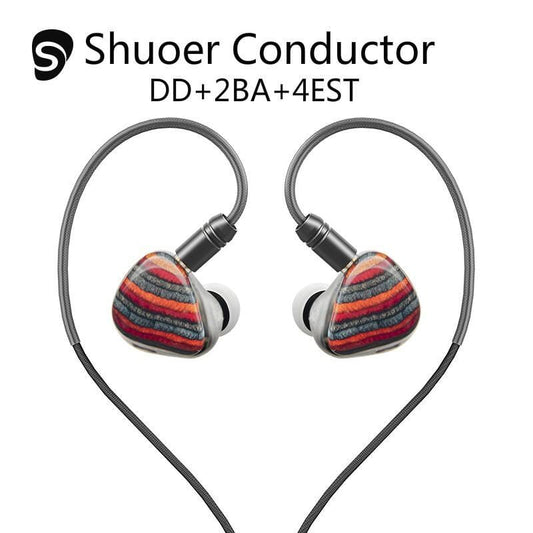 LETSHUOER Conductor Electrostatic DD+2BA+4EST Tribrid Flagship In-Ear Earphones