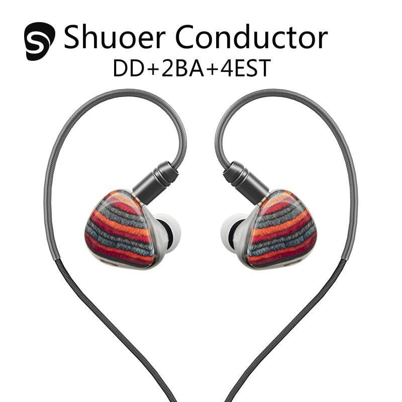 LETSHUOER Conductor Electrostatic DD+2BA+4EST Tribrid Flagship In-Ear Earphones