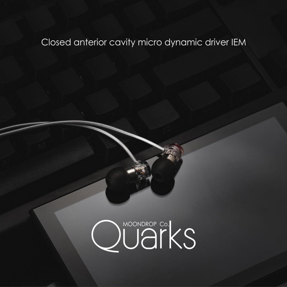 Moondrop Quarks Closed Anterior Cavity Micro Dynamic Driver In-Ear Earphone