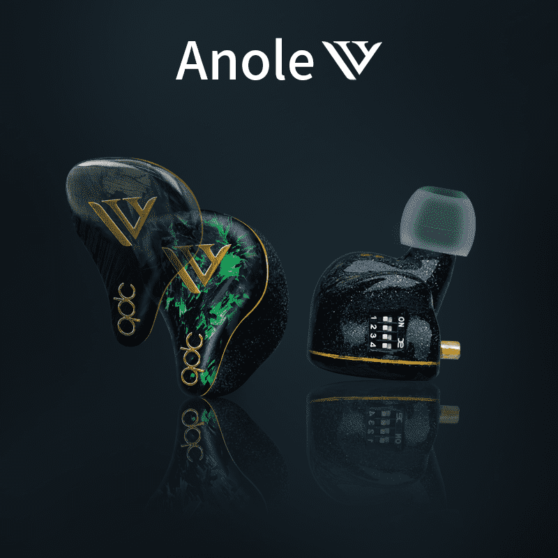 QDC Anole V14 10 Balanced Armature + 4 EST Flagship In-Ear Monitors IEM