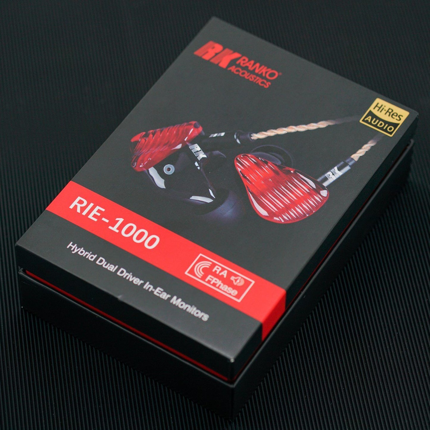Ranko Acoustics RIE-1000 Dual hybrid In-ear Earphone + MQA REA -Mini