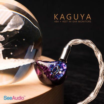 SeeAudio Kaguya 4BA + 4EST In-Ear Monitors IEMs Earphone