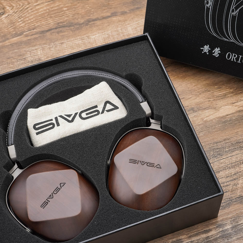 SIVGA Oriole Classic Fashionable Closed Back Rosewood HiFi Headphone