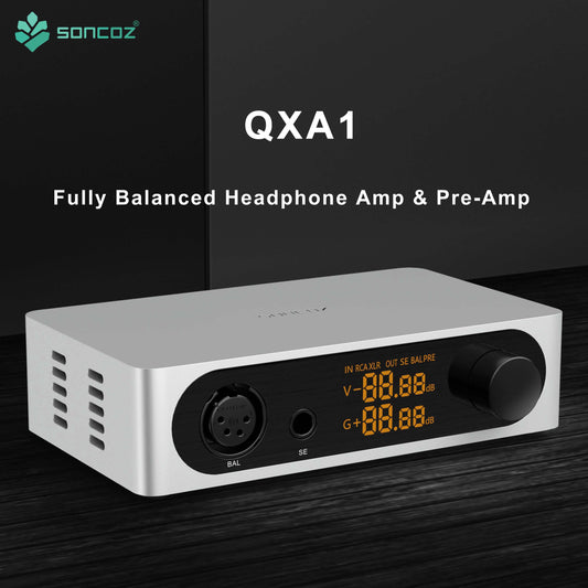 Soncoz QXA1 Fully Balanced Headphone Amp & Pre-Amp