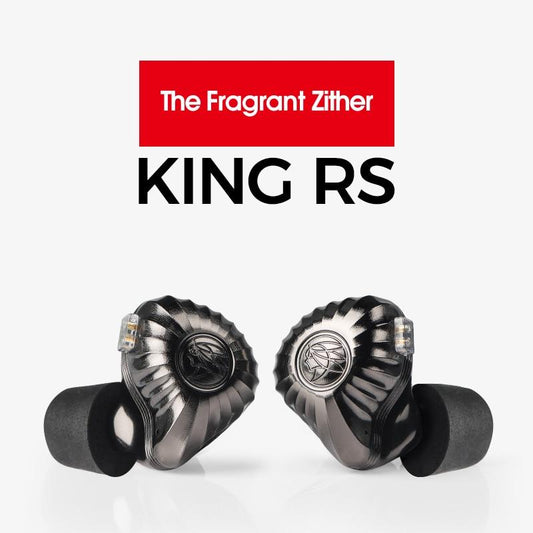 TFZ/KING RS HIFI IEM Earphones Hybrid 4nd Driver Unit Gold Diaphragm