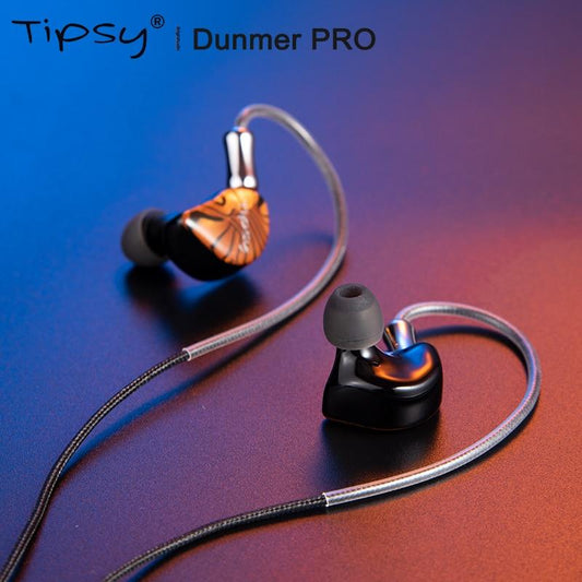 TIPSY Dunmer Pro Hybrid Driver 2BA + 1DD In-ear Monitor Earphone IEM