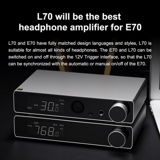 TOPPING E70 DAC+ L70 AMP + XLR Cable Stack