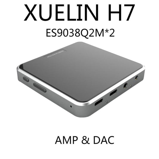 XUELIN H7 Dual ES9038Q2M DAC HiFi USB Headphone Amplifier